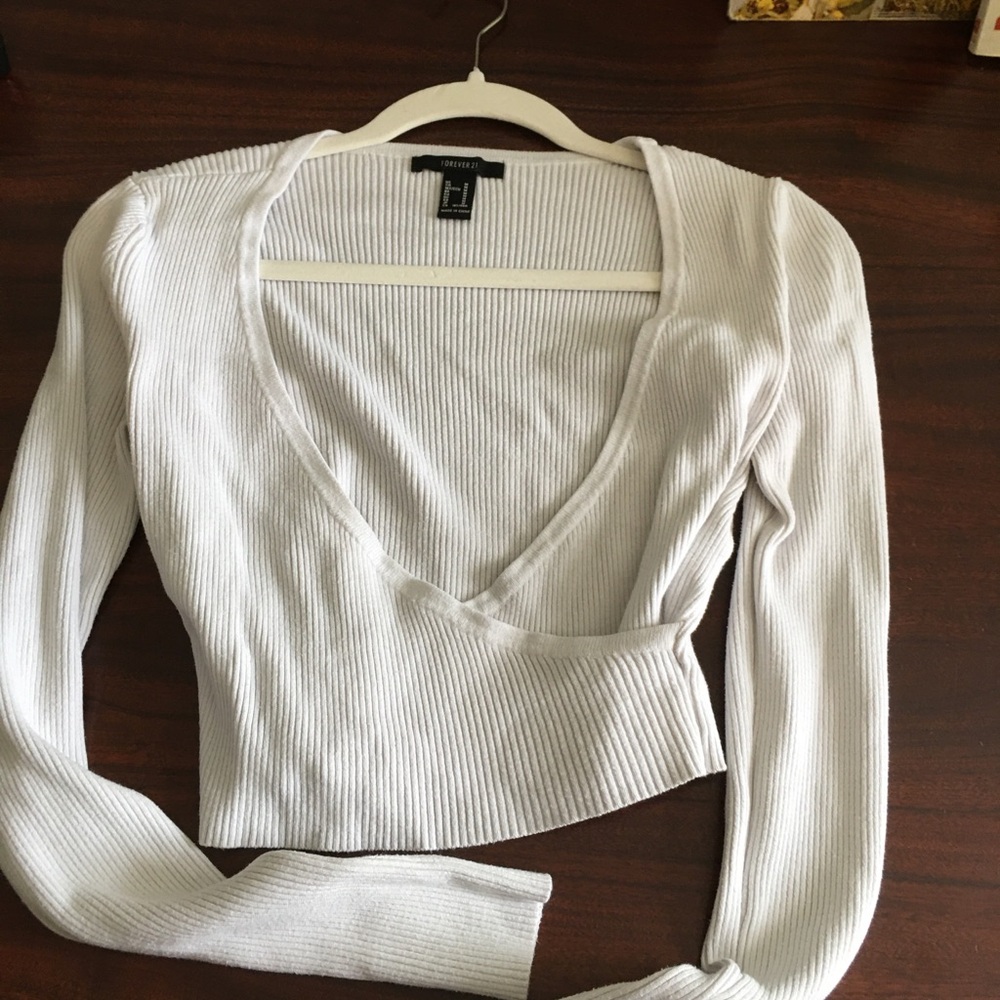 WRAP SHIRT SWEATER